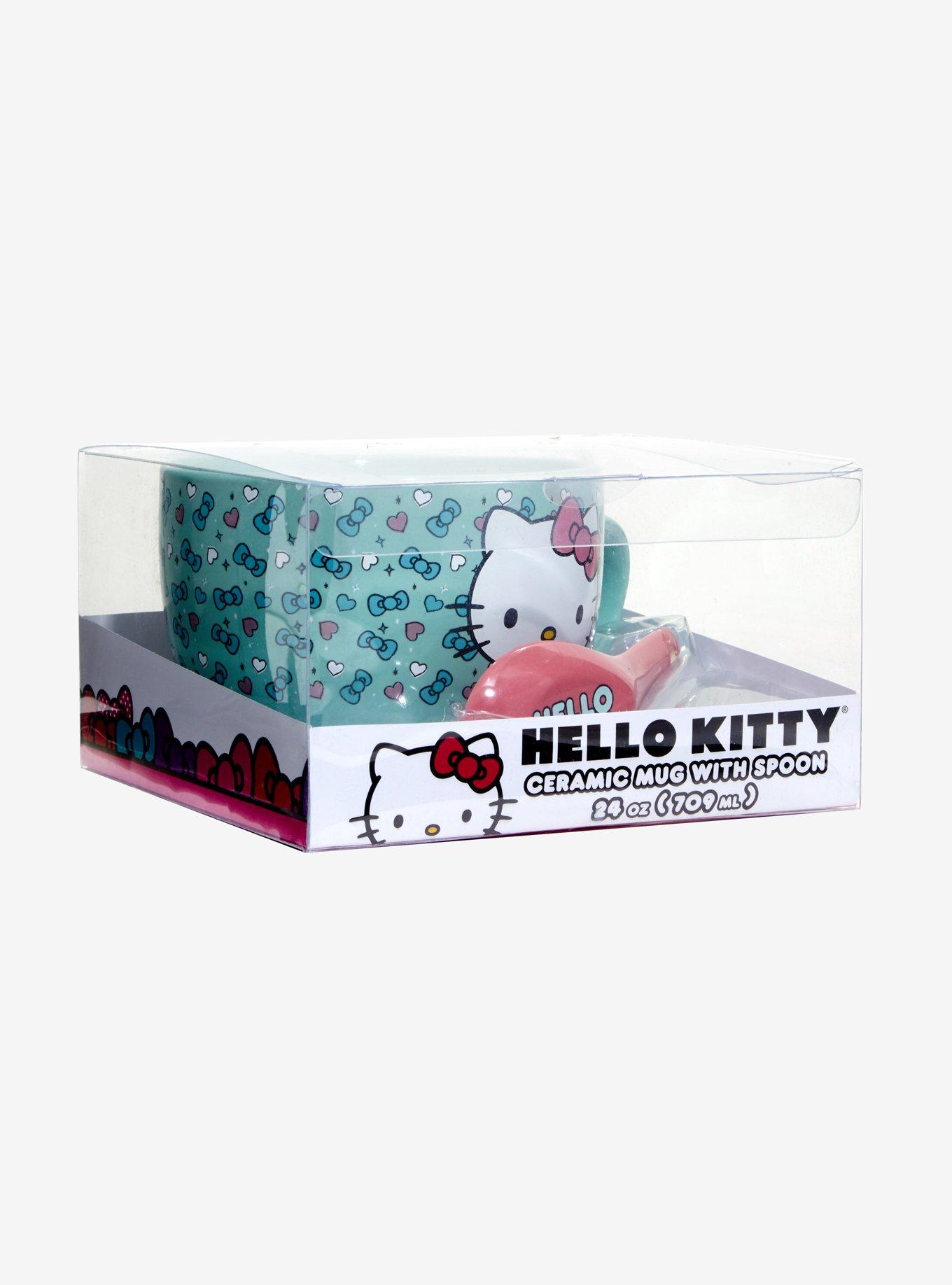 Hello Kitty Mint Soup Mug & Spoon Set, , alternate