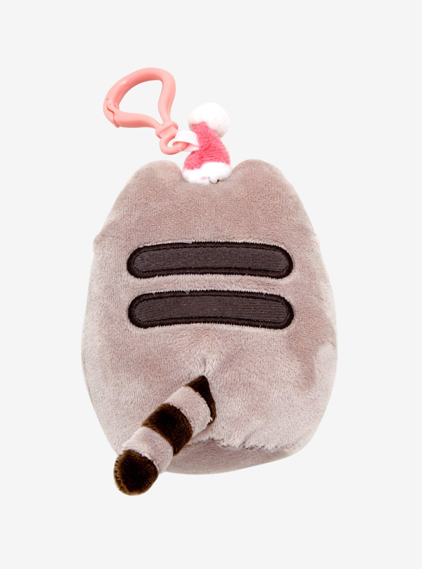 Pusheen Candy Cane Plush Key Chain, , alternate