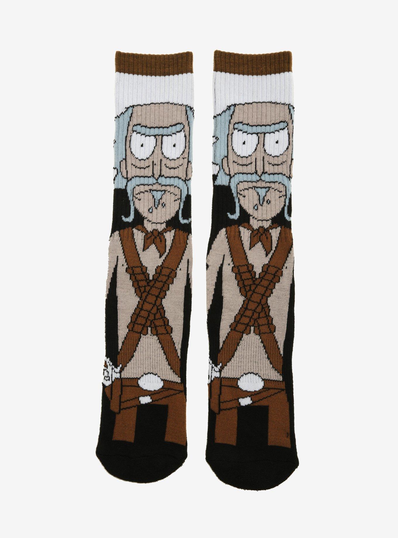 Rick And Morty Sombrero Rick Socks - BoxLunch Exclusive, , alternate