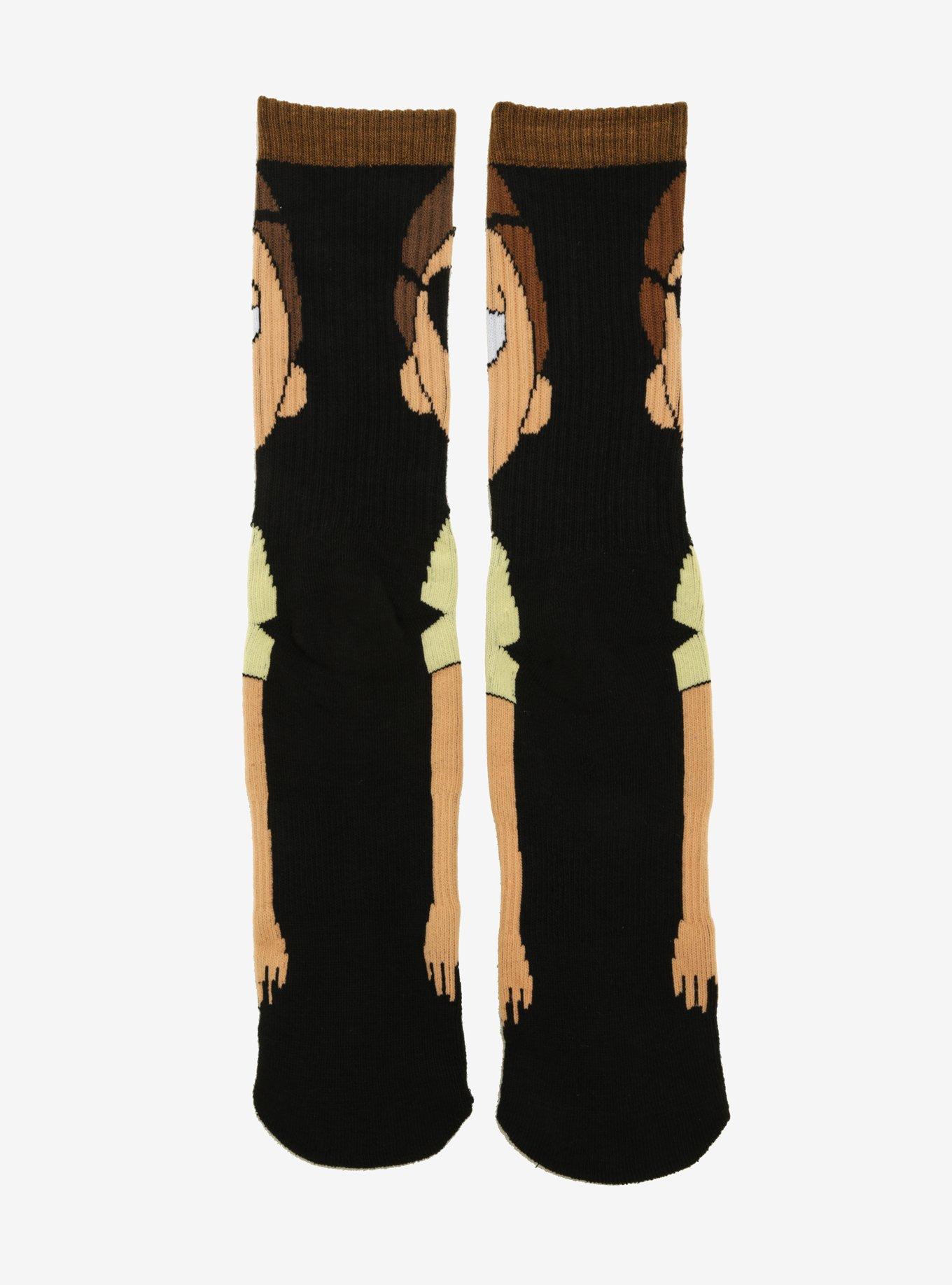 Rick And Morty Evil Morty Socks - BoxLunch Exclusive, , alternate
