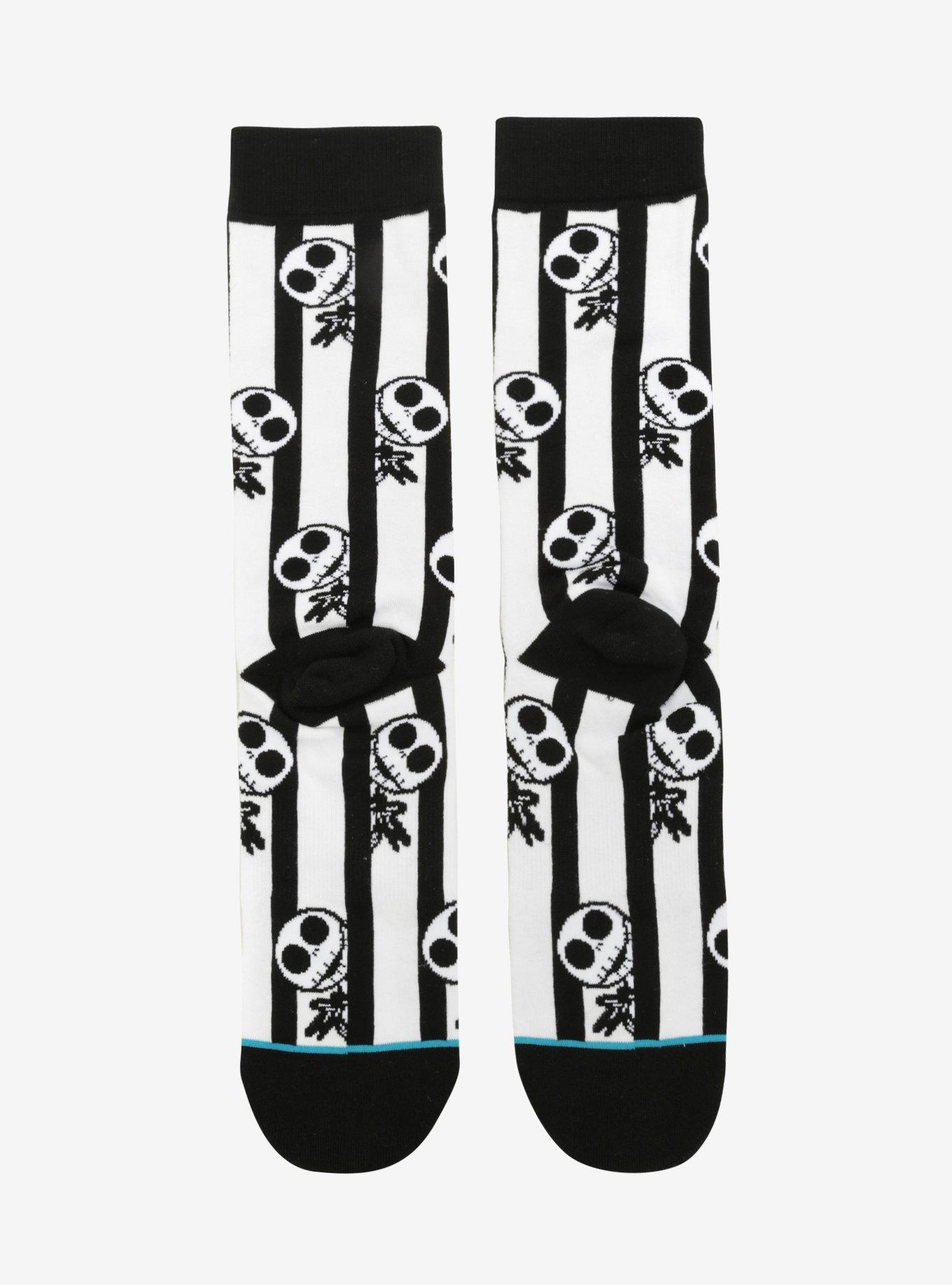 Stance The Nightmare Before Christmas Striped Jack Socks - BoxLunch Exclusive, , alternate