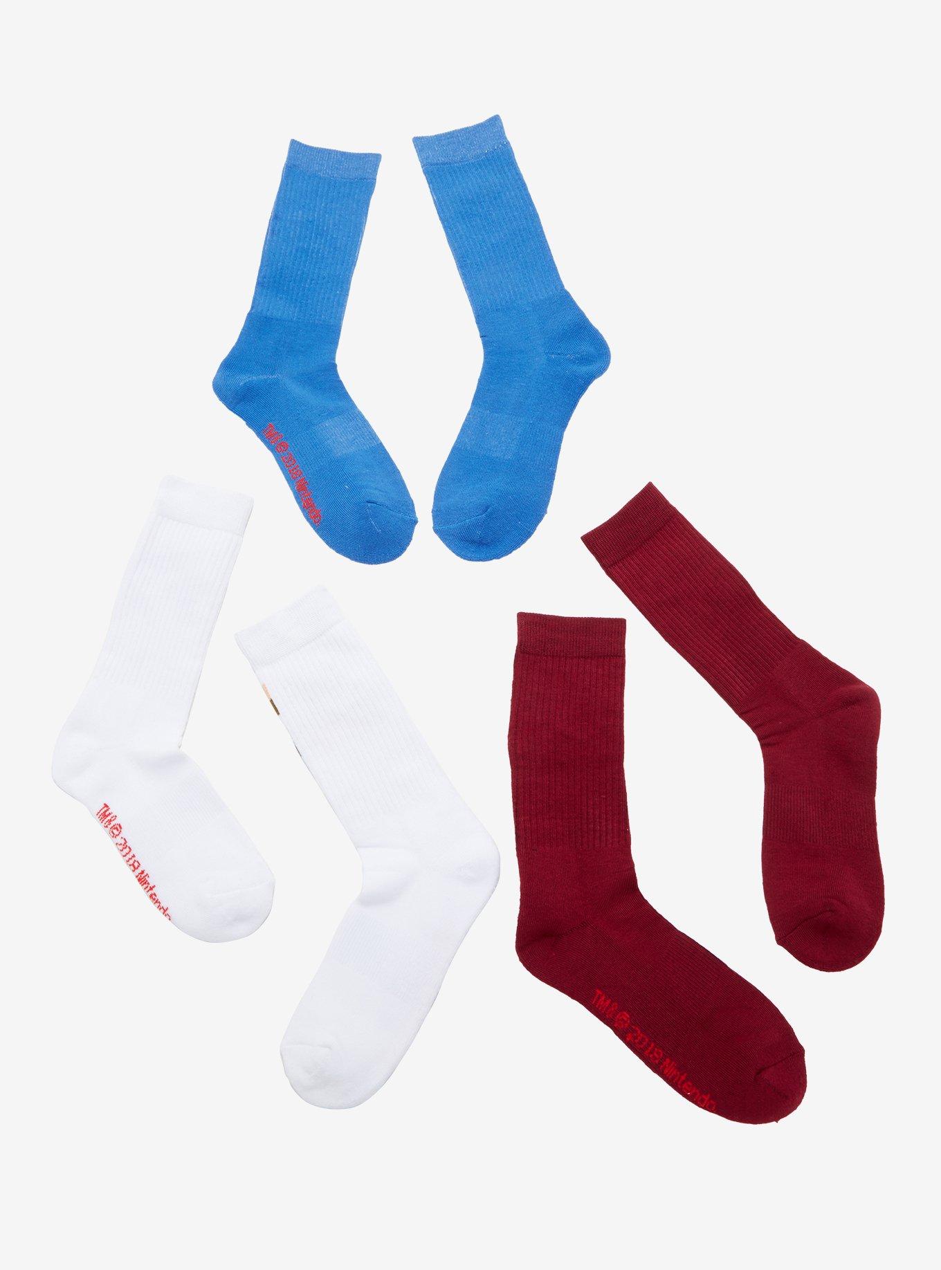 Nintendo Super Mario Crew Socks 3 Pair, , alternate