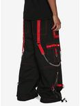 Tripp Black & Red Chain Zip-Off Pants, , alternate