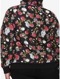 Disney's Beauty And The Beast Floral Objects Girls Hoodie Plus Size, MULTICOLOR, alternate