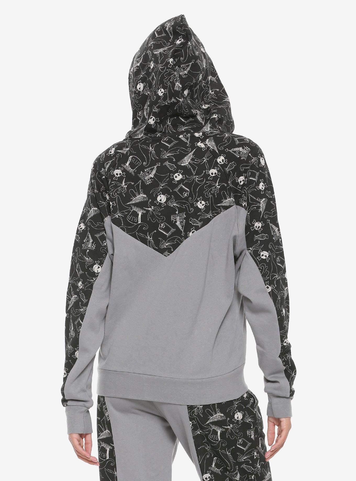 The Nightmare Before Christmas Zero Girls Hoodie, BLACK, alternate