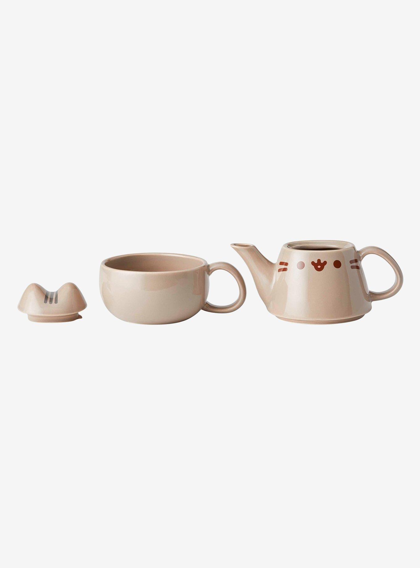 Pusheen Stackable Teapot & Cup Set, , alternate