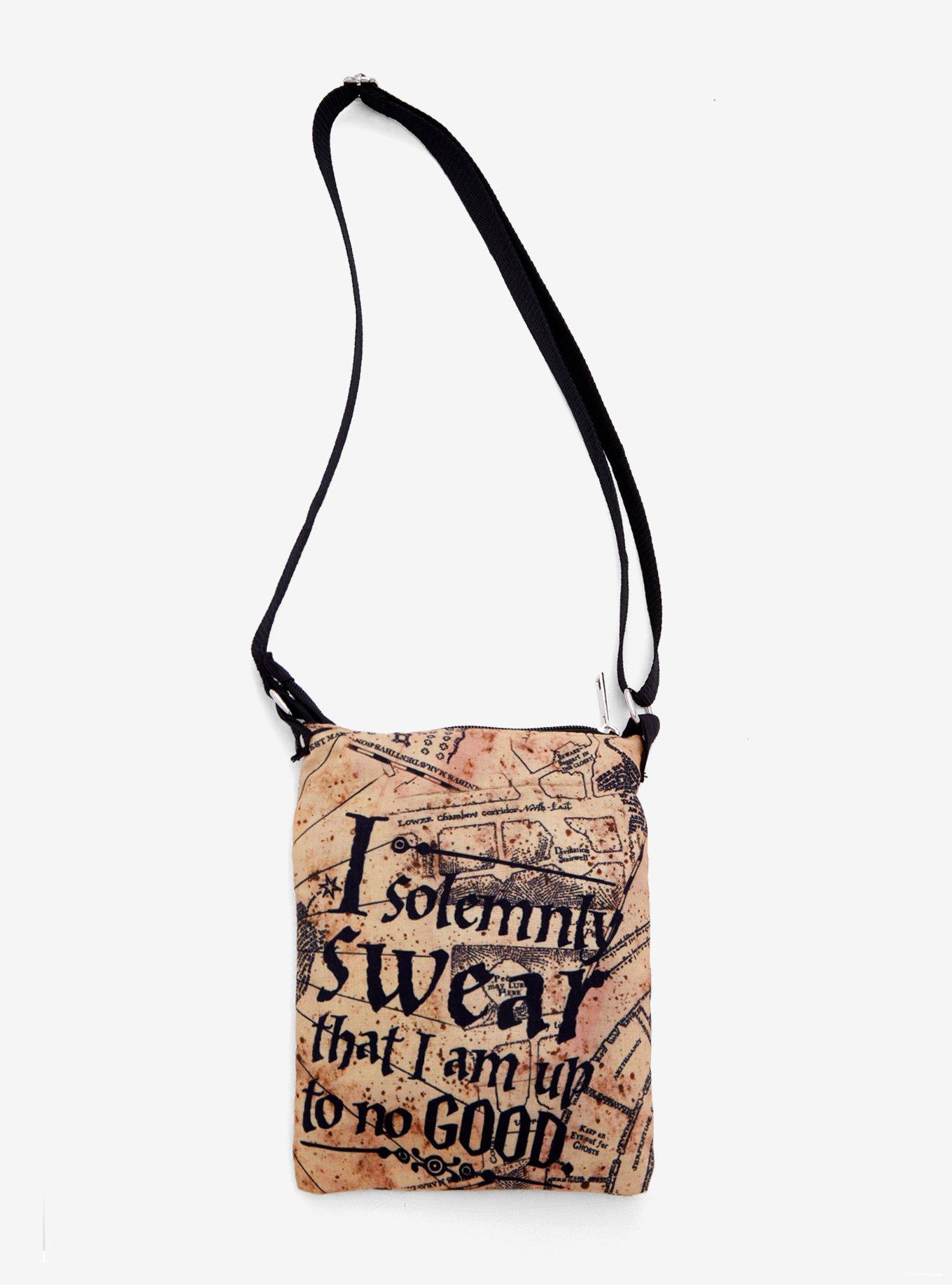 Harry Potter Marauder's Map Passport Crossbody Bag, , alternate