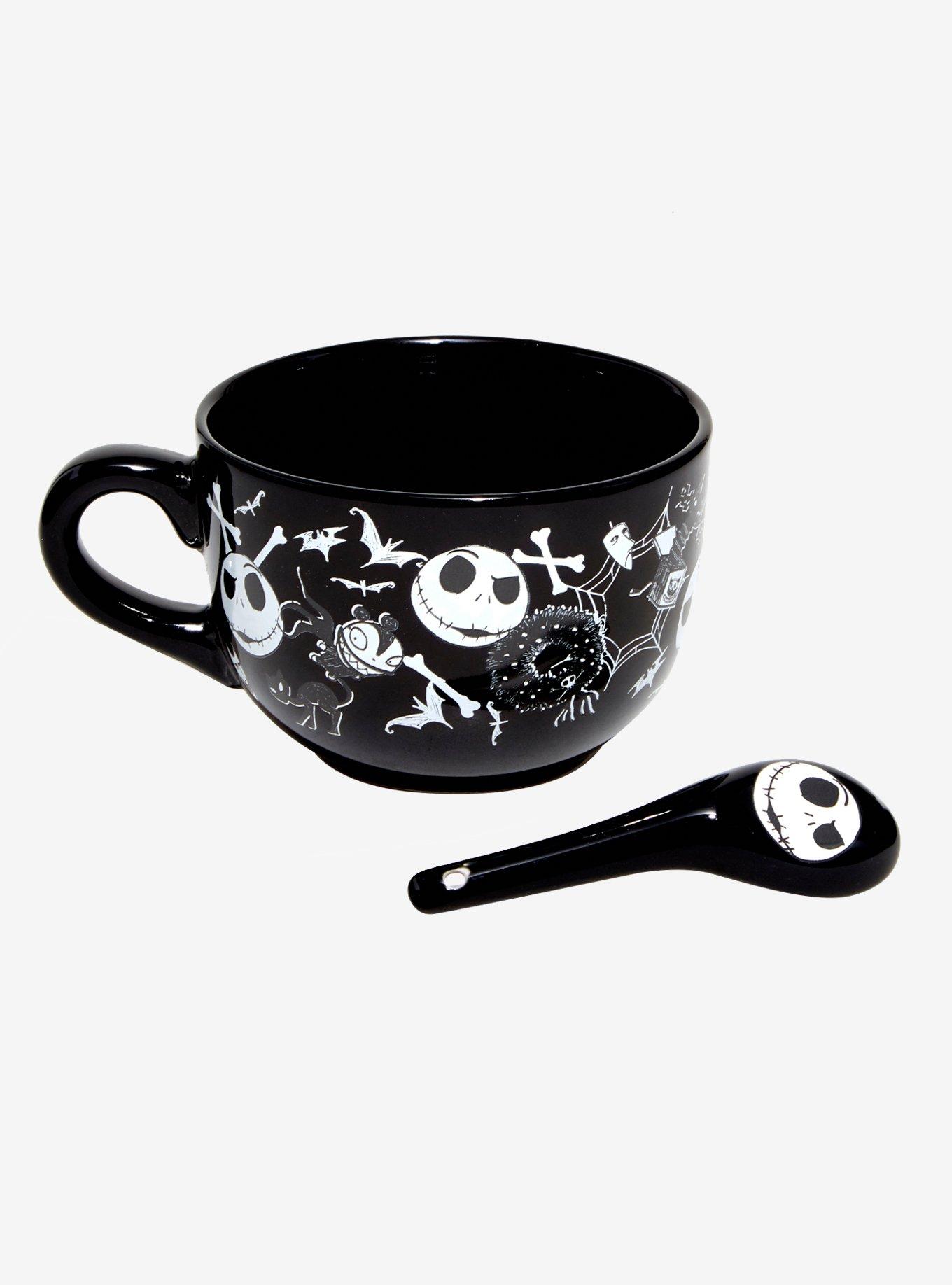 The Nightmare Before Christmas Bones Soup Mug & Spoon, , alternate