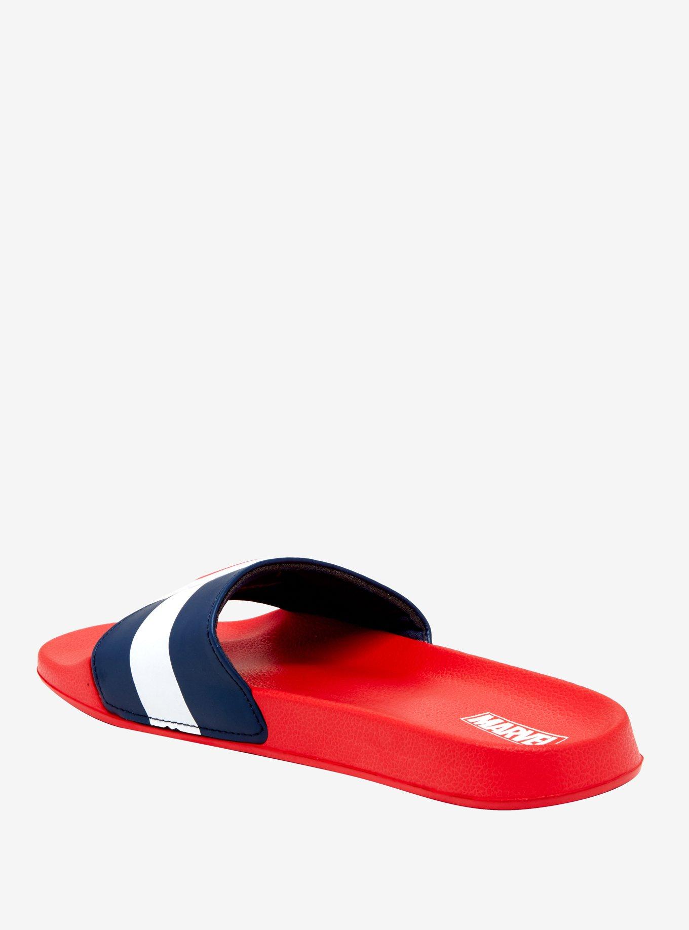 Marvel Captain America Slide Sandals, MULTI, alternate