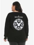 Disney Kingdom Hearts Heart Girls Pullover Plus Size, BLACK, alternate