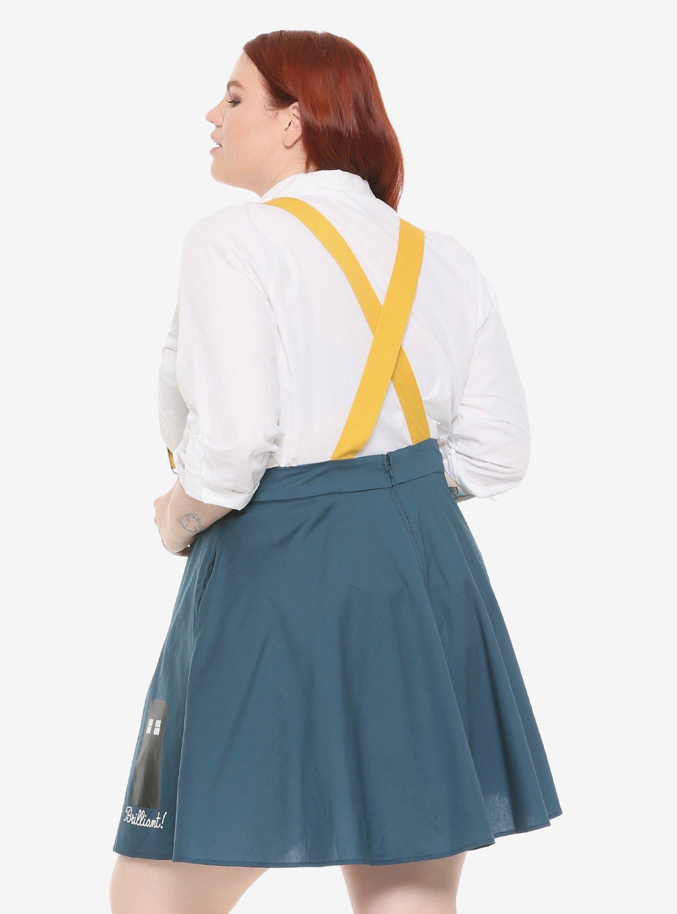 Her Universe Doctor Who Brilliant Suspender Skirt Plus Size, , alternate