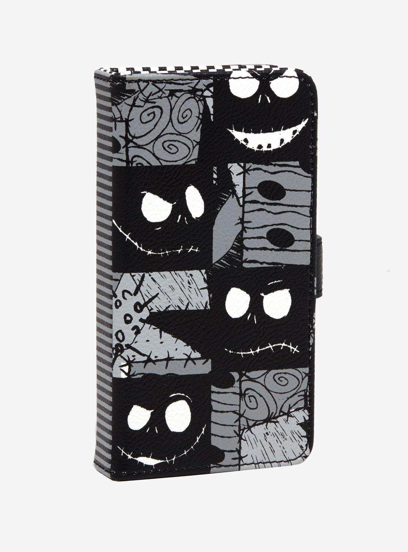 The Nightmare Before Christmas 25th Anniversary Jack Skellington Checkered Folio iPhone Case, , alternate