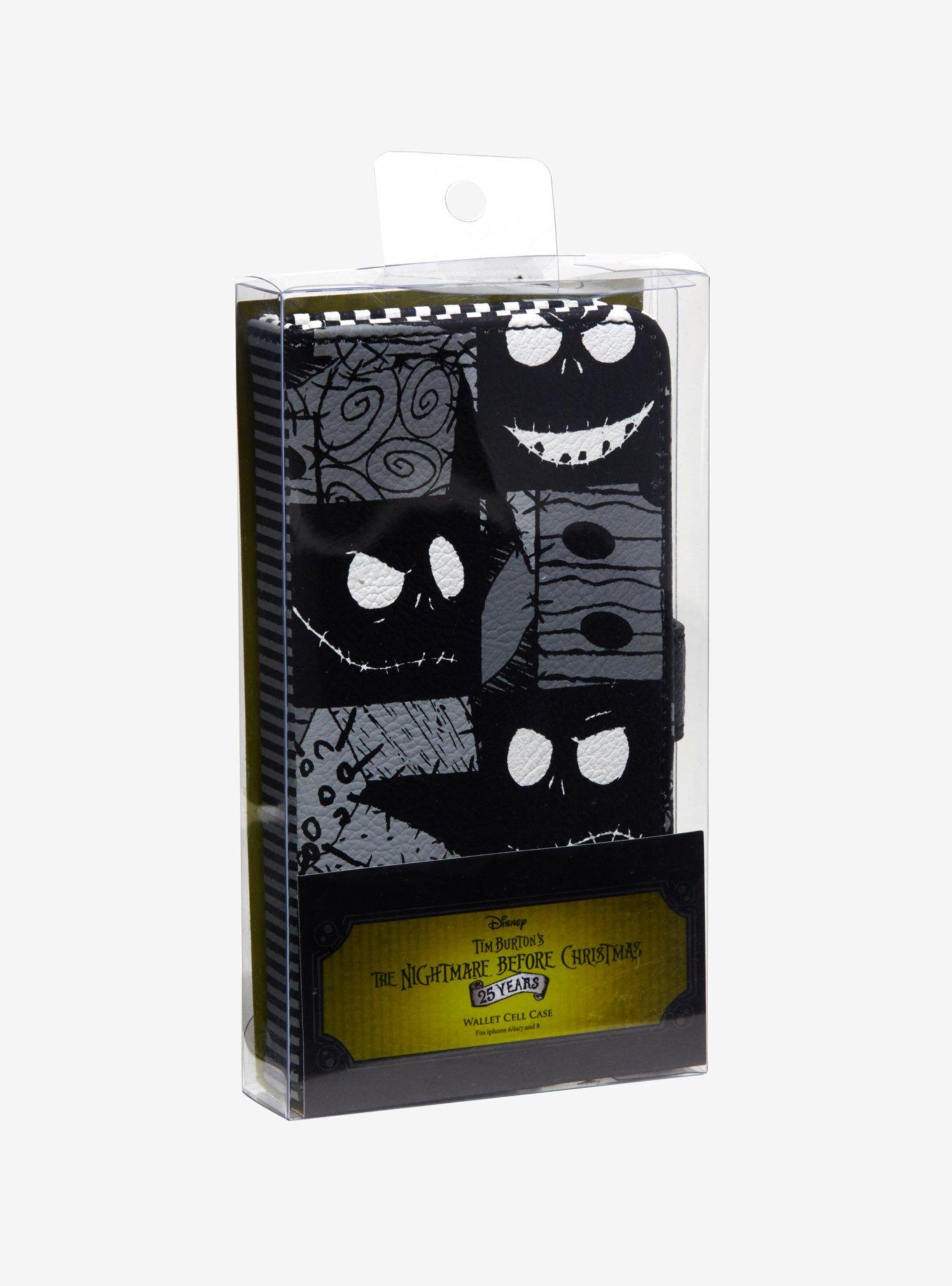 The Nightmare Before Christmas 25th Anniversary Jack Skellington Checkered Folio iPhone Case, , alternate