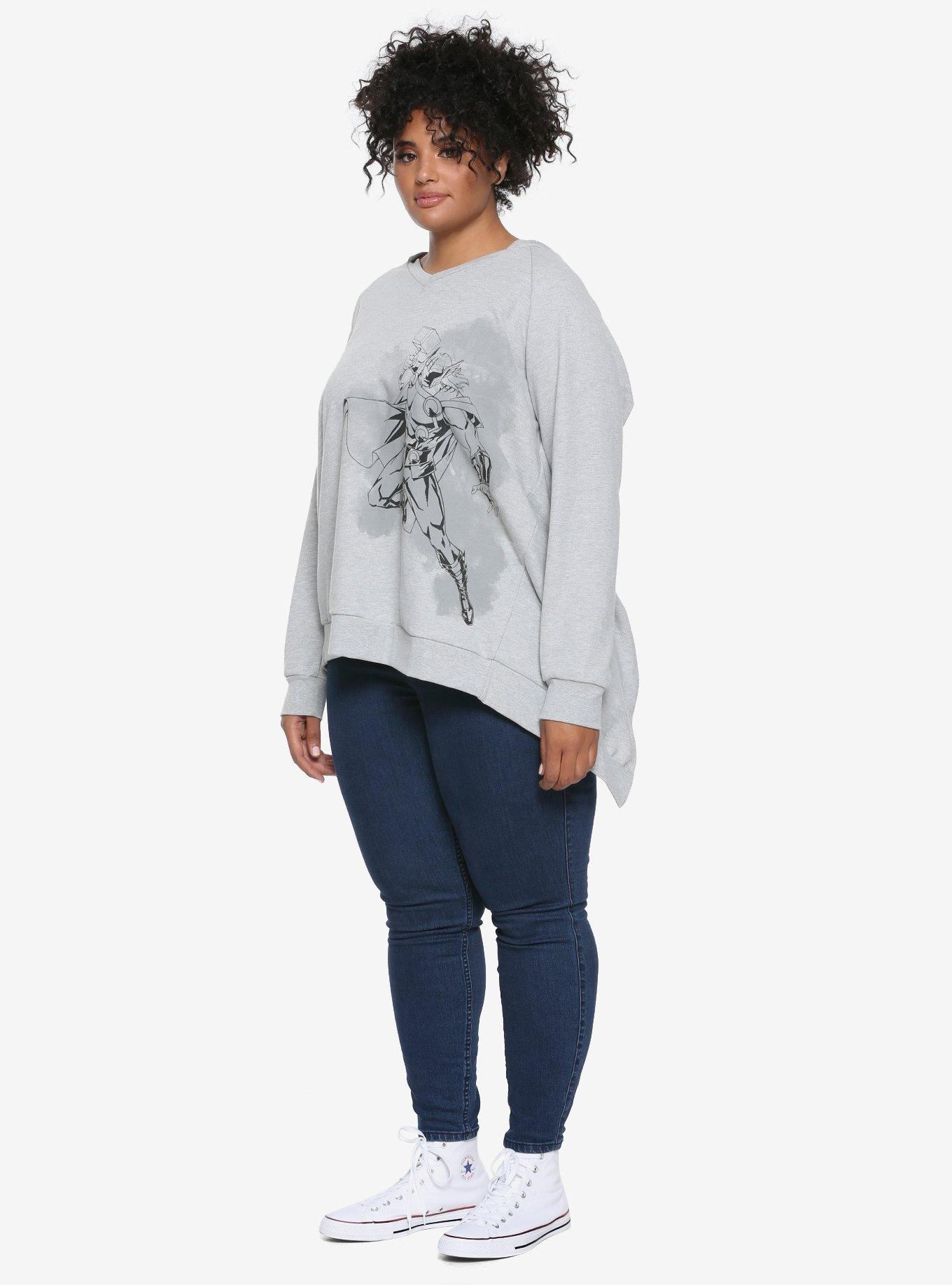 Marvel Thor Split Back Hooded Sweatshirt Plus Size, , alternate