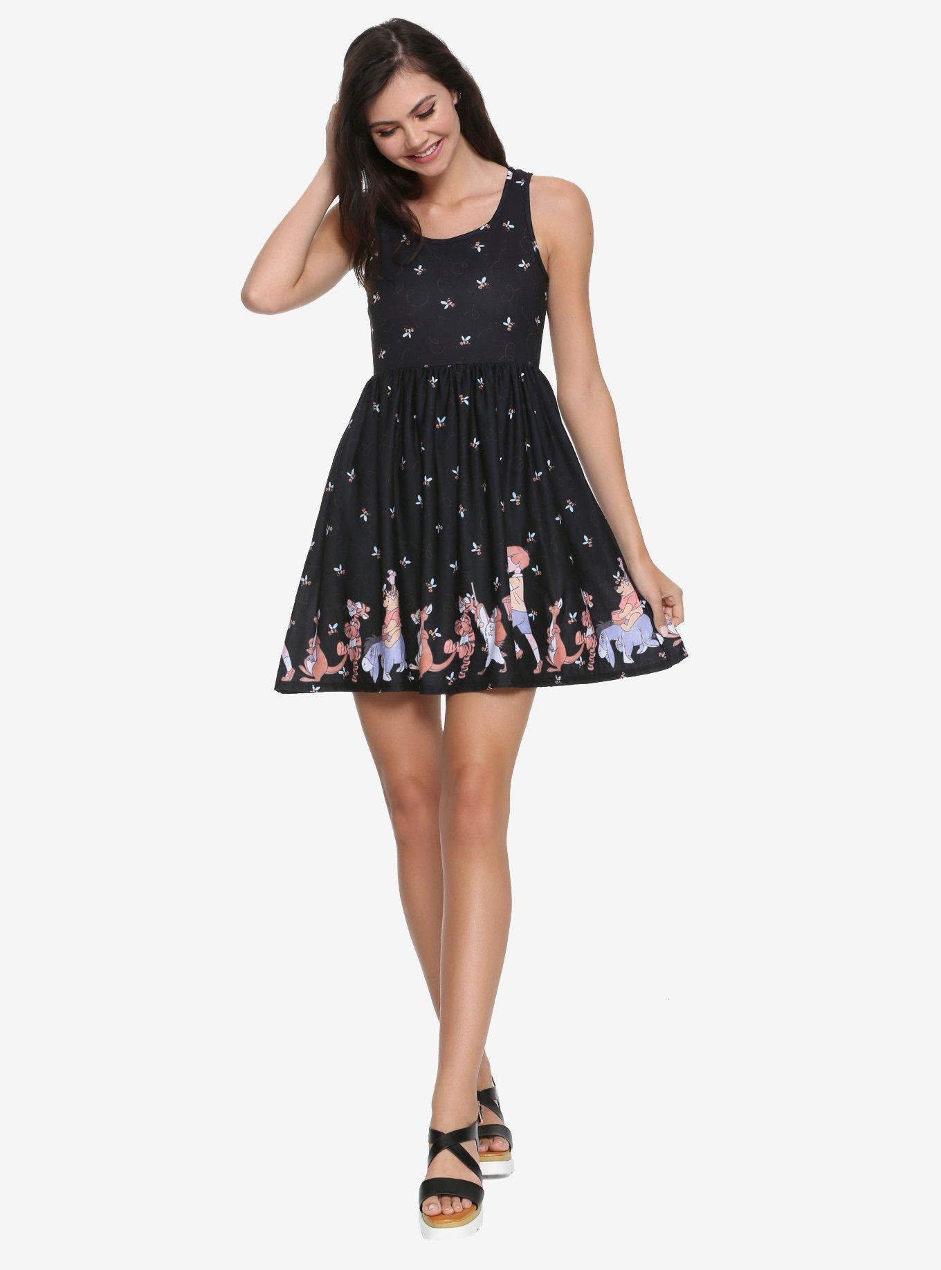 Disney Winnie The Pooh Bees & Parade Dress, BLACK, alternate