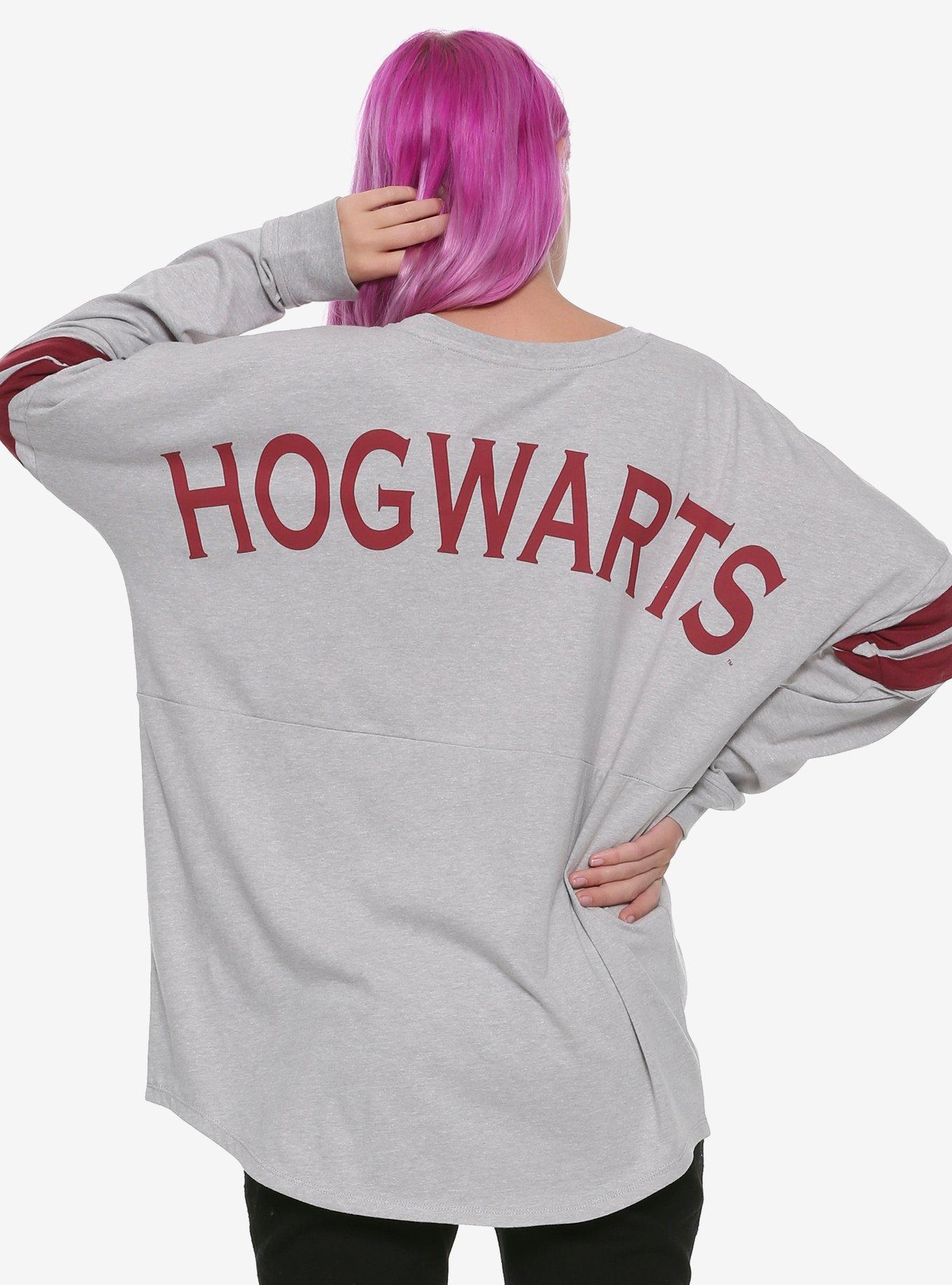 Harry Potter Hogwarts Dropped Shoulder Girls Long-Sleeve T-Shirt, , alternate