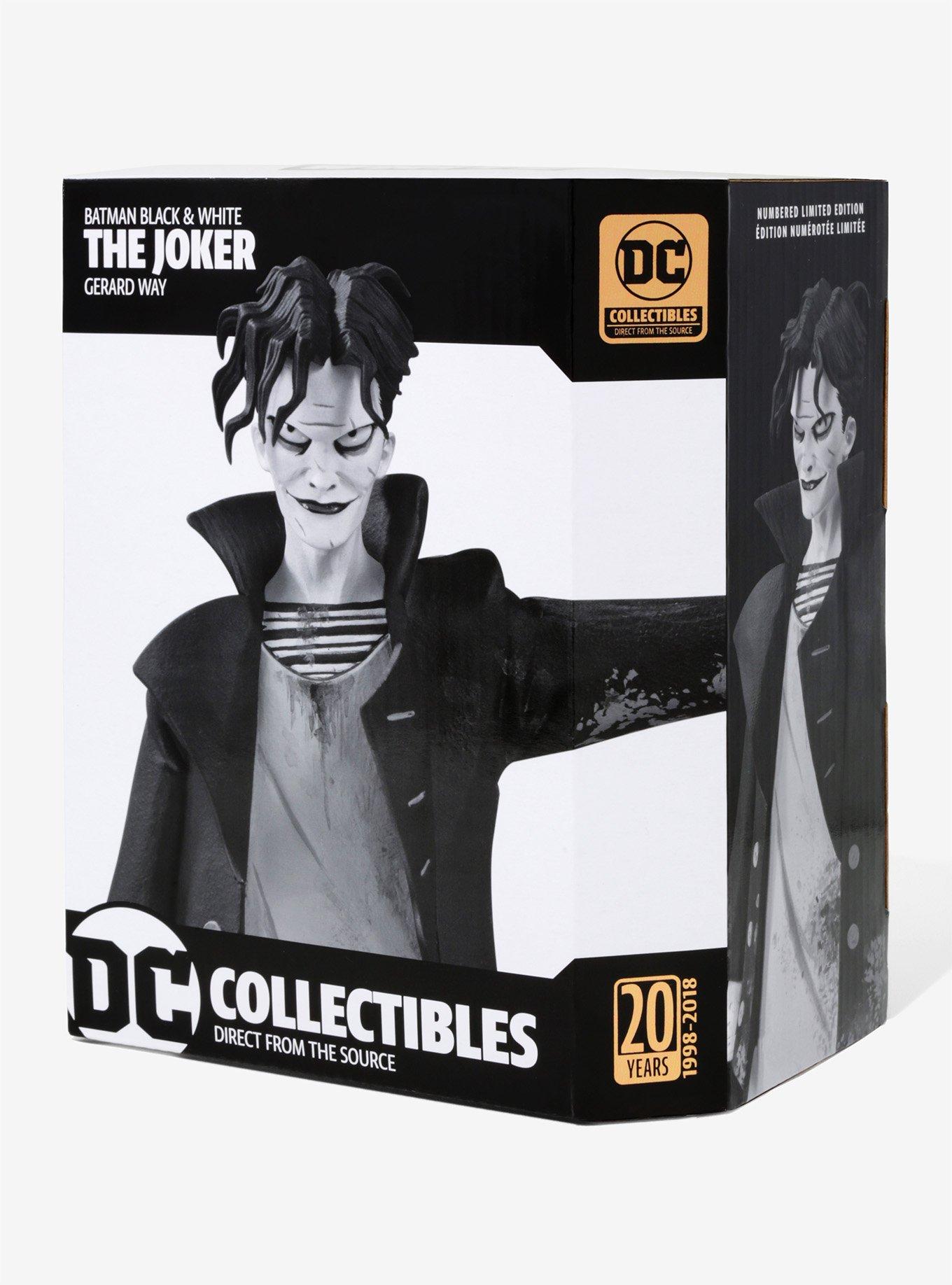 DC Collectibles Batman Black & White The Joker Statue Hot Topic Exclusive, , alternate