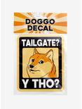 Doggo Tailgate Y Tho Auto Decal, , alternate