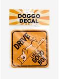 Doggo Drive Like A Good Boi Auto Decal, , alternate