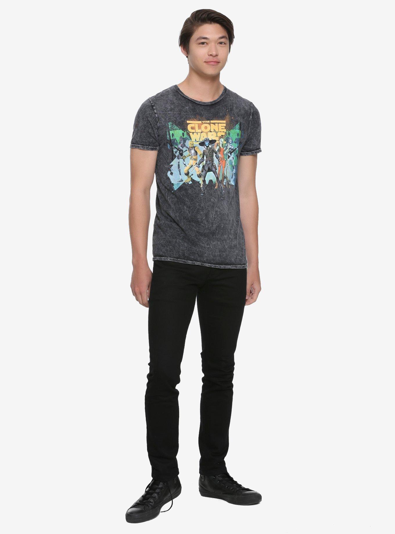 Our Universe Star Wars: The Clone Wars Bounty Hunter Wash T-Shirt, , alternate