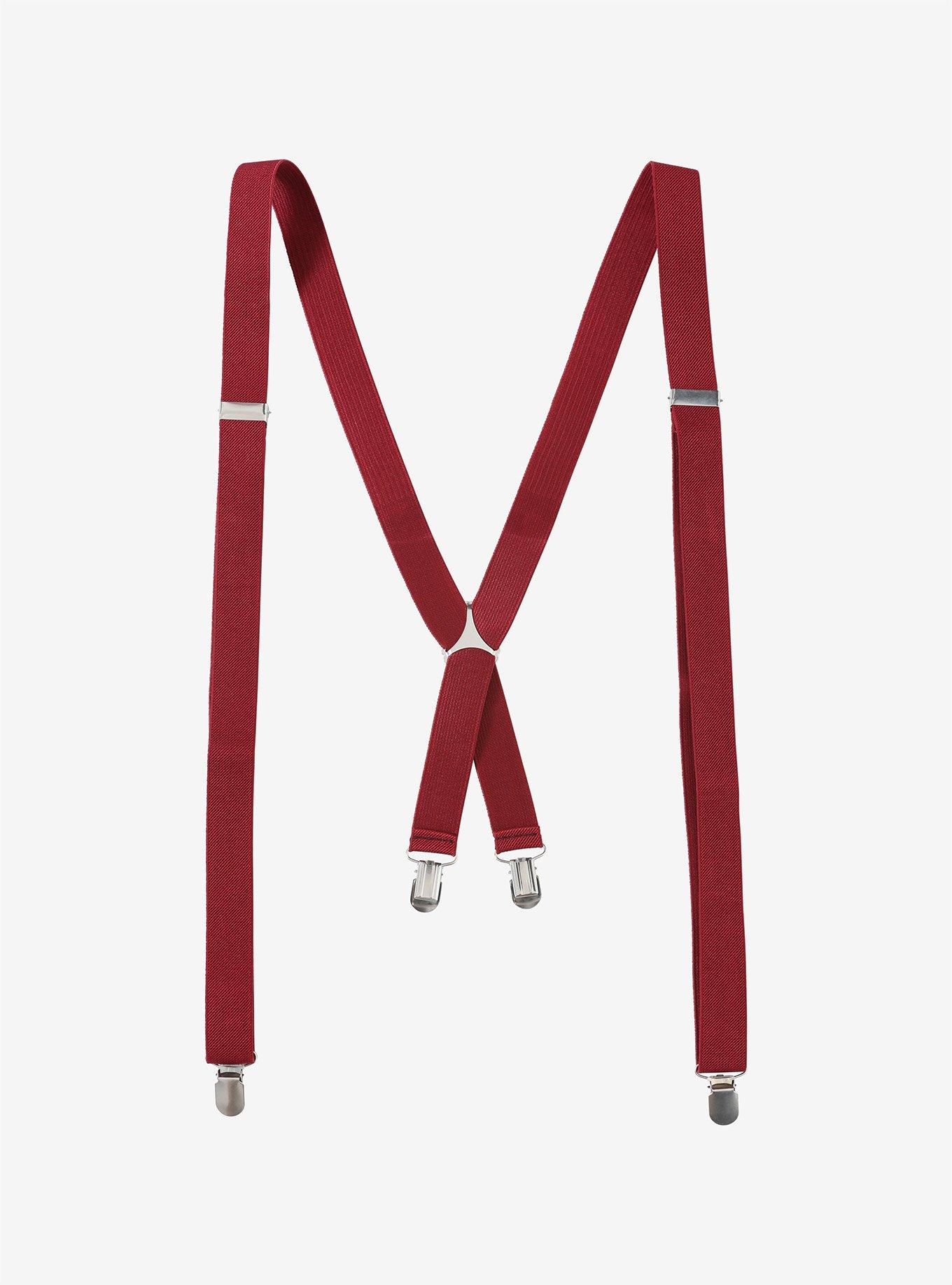 Burgundy Suspenders, , alternate