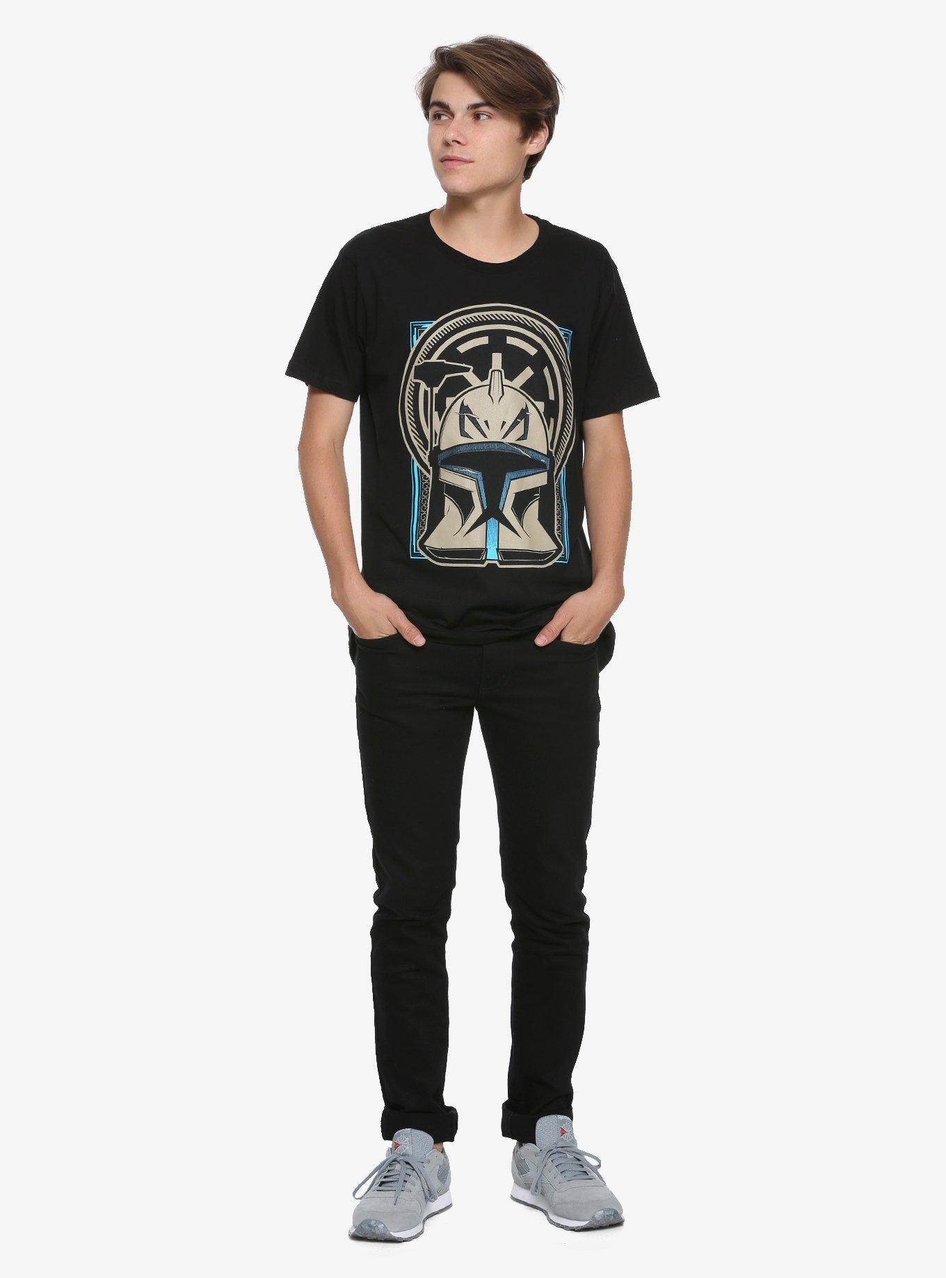 Our Universe Star Wars: The Clone Wars Captain Rex Helmet T-Shirt, , alternate