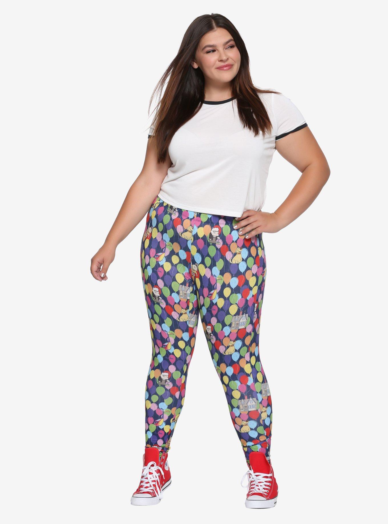 Disney Pixar Up Balloon Leggings Plus Size, , alternate