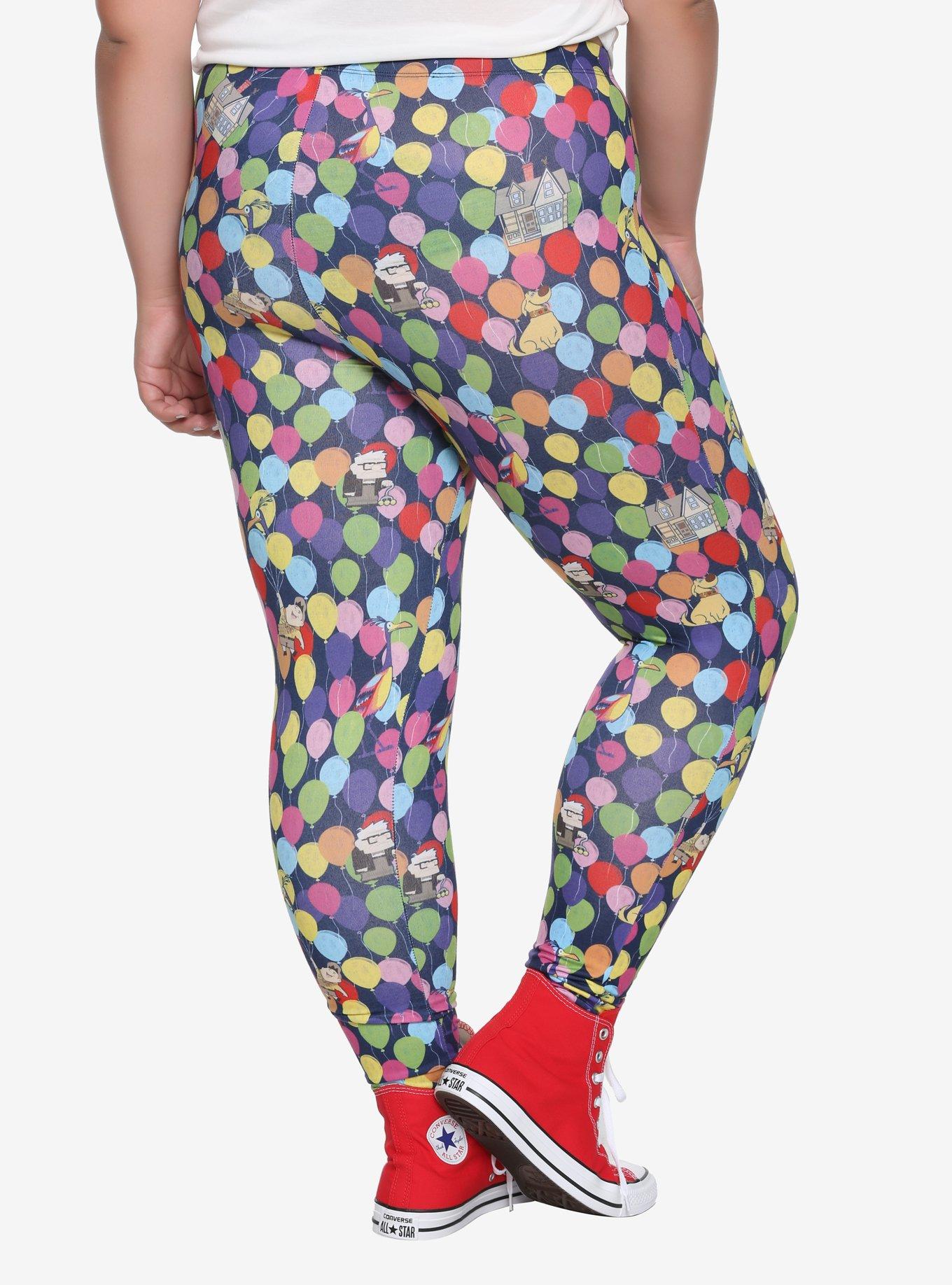 Disney Pixar Up Balloon Leggings Plus Size, , alternate