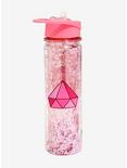 Steven Universe Pink Diamond Glitter Water Bottle, , alternate