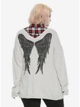 Supernatural Castiel Wings Girls Sweater Plus Size Hot Topic Exclusive, , alternate