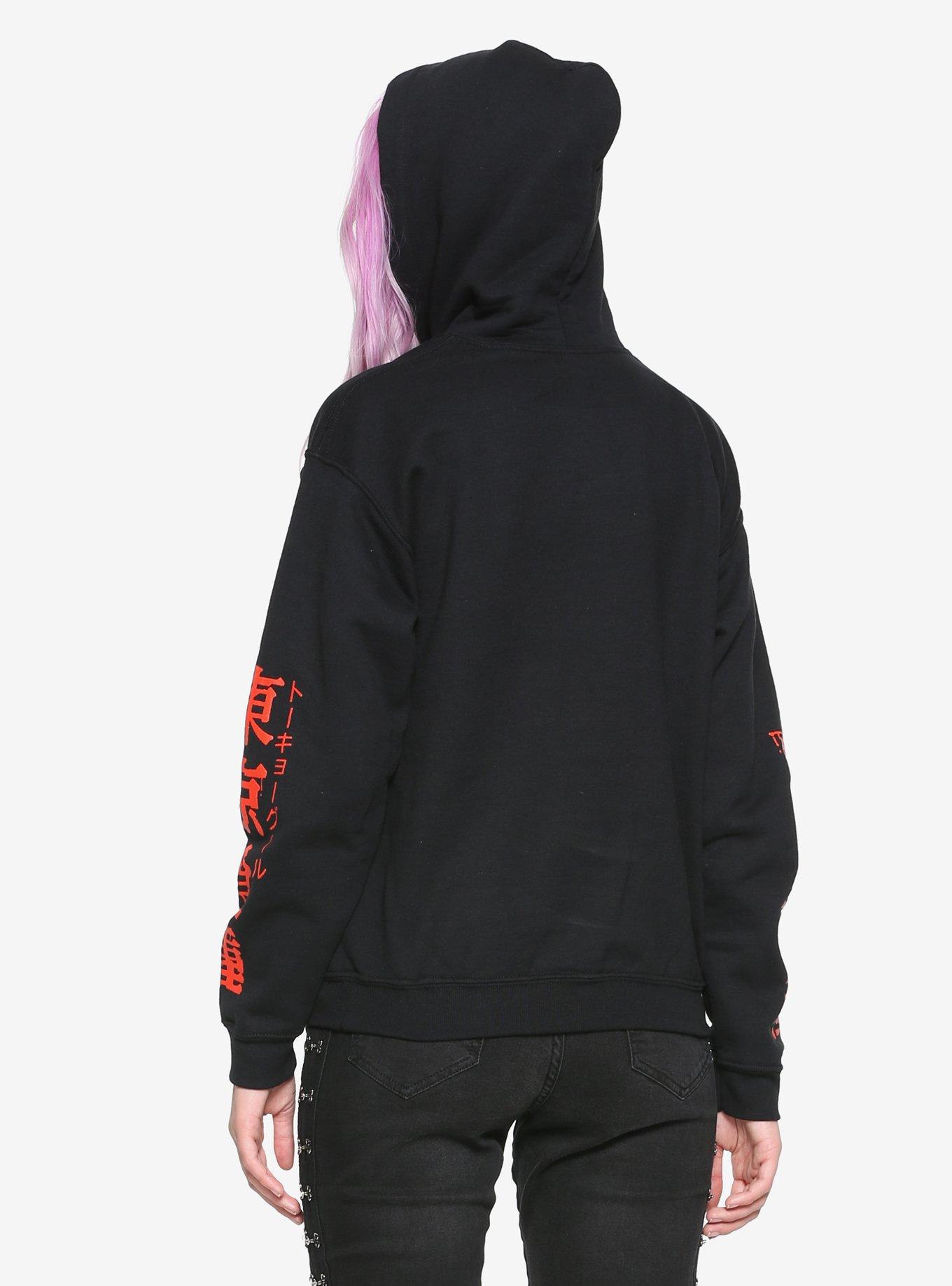 Tokyo Ghoul Kaneki Mask Girls Hoodie, , alternate