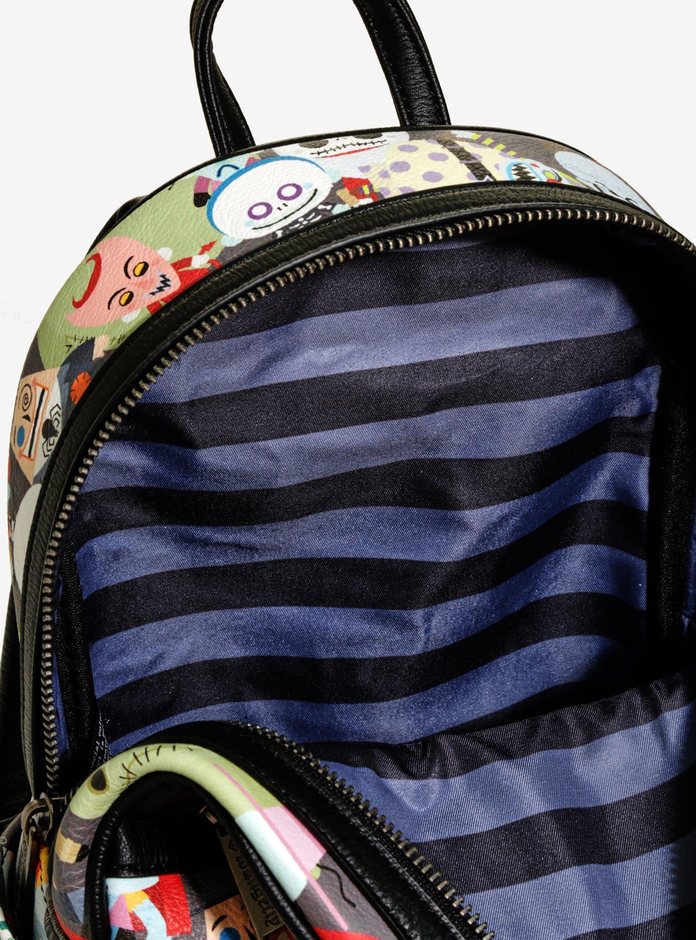 Loungefly The Nightmare Before Christmas Chibi Characters Mini Backpack, , alternate