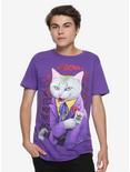 DC Comics Jenny Park Joker Cat T-Shirt Hot Topic Exclusive, , alternate