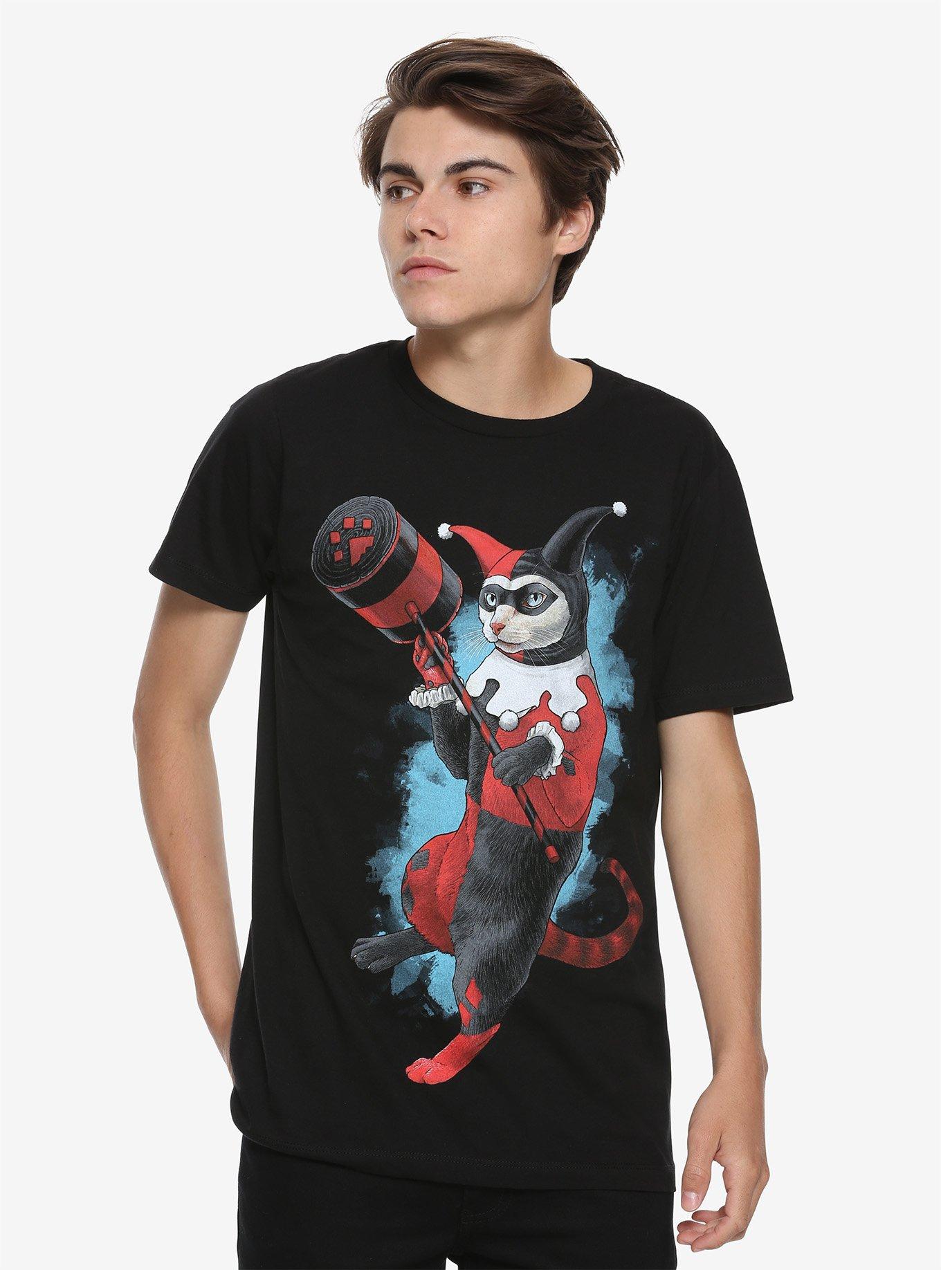 DC Comics Jenny Parks Harley Cat T-Shirt Hot Topic Exclusive, , alternate