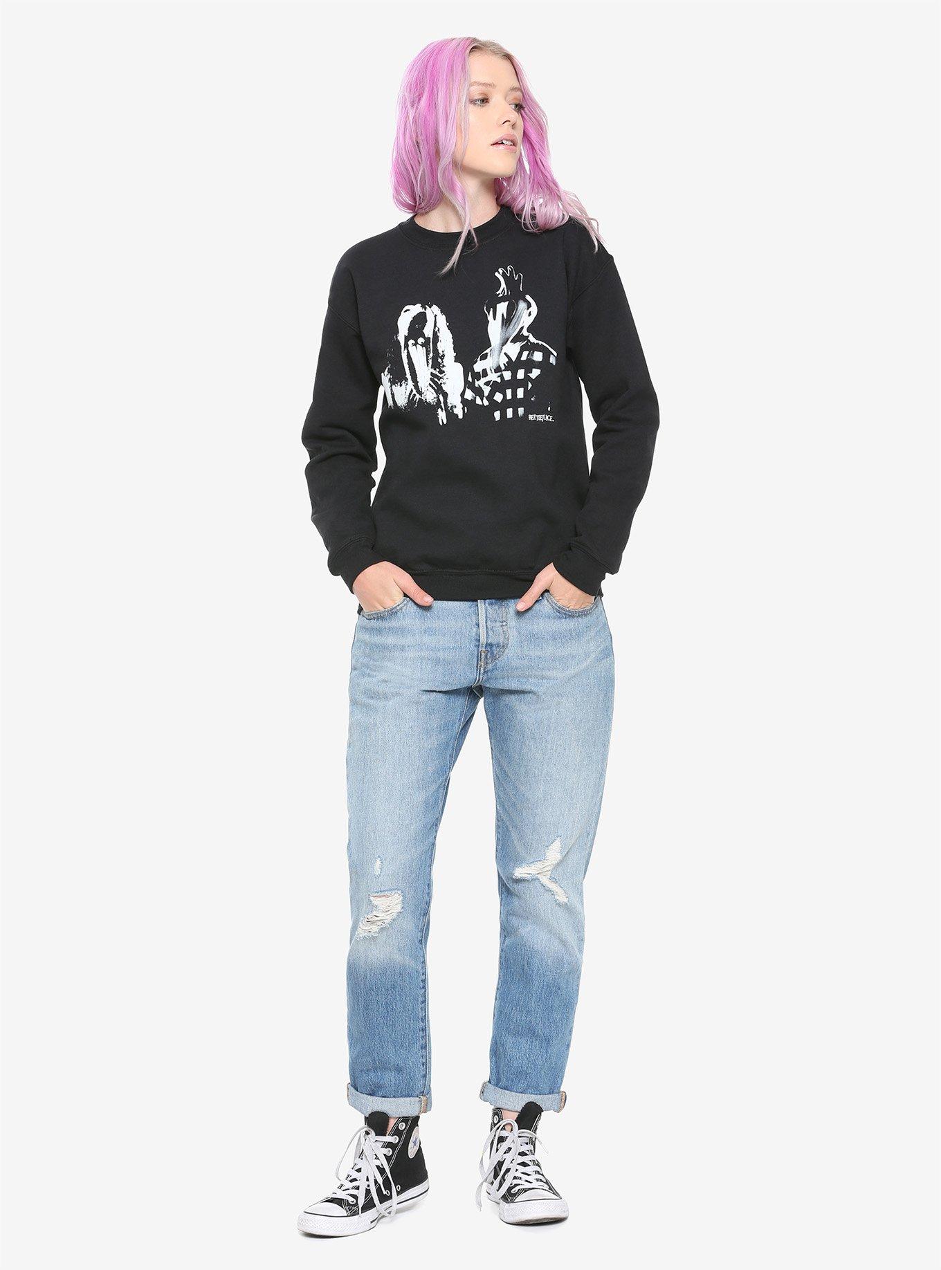 Beetlejuice Maitlands We're Dead Girls Sweatshirt, , alternate