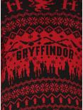 Harry Potter Gryffindor Fair Isle Girls Flyaway Cardigan Plus Size, , alternate