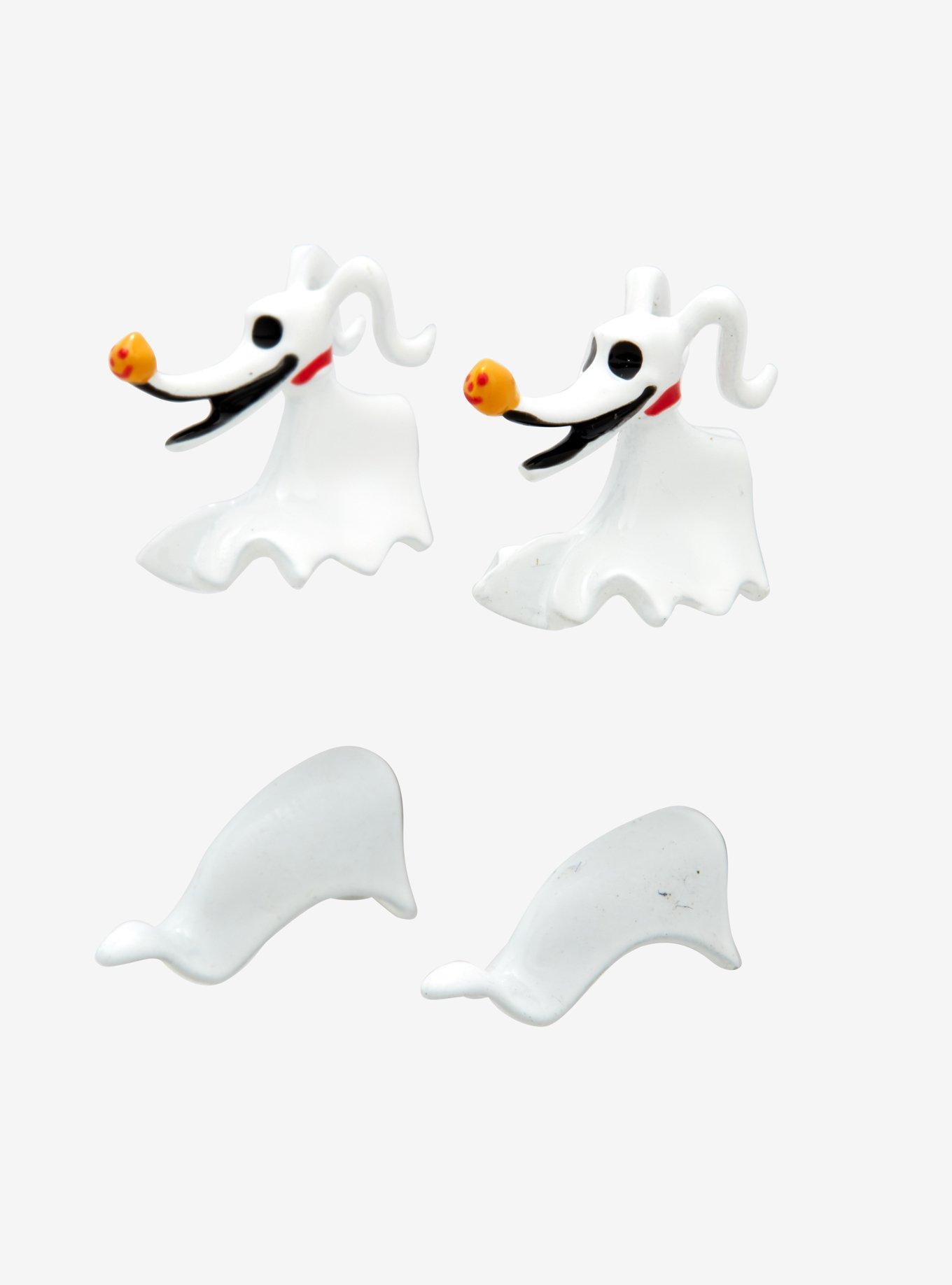 The Nightmare Before Christmas Zero Faux Tunnel Earrings, , alternate