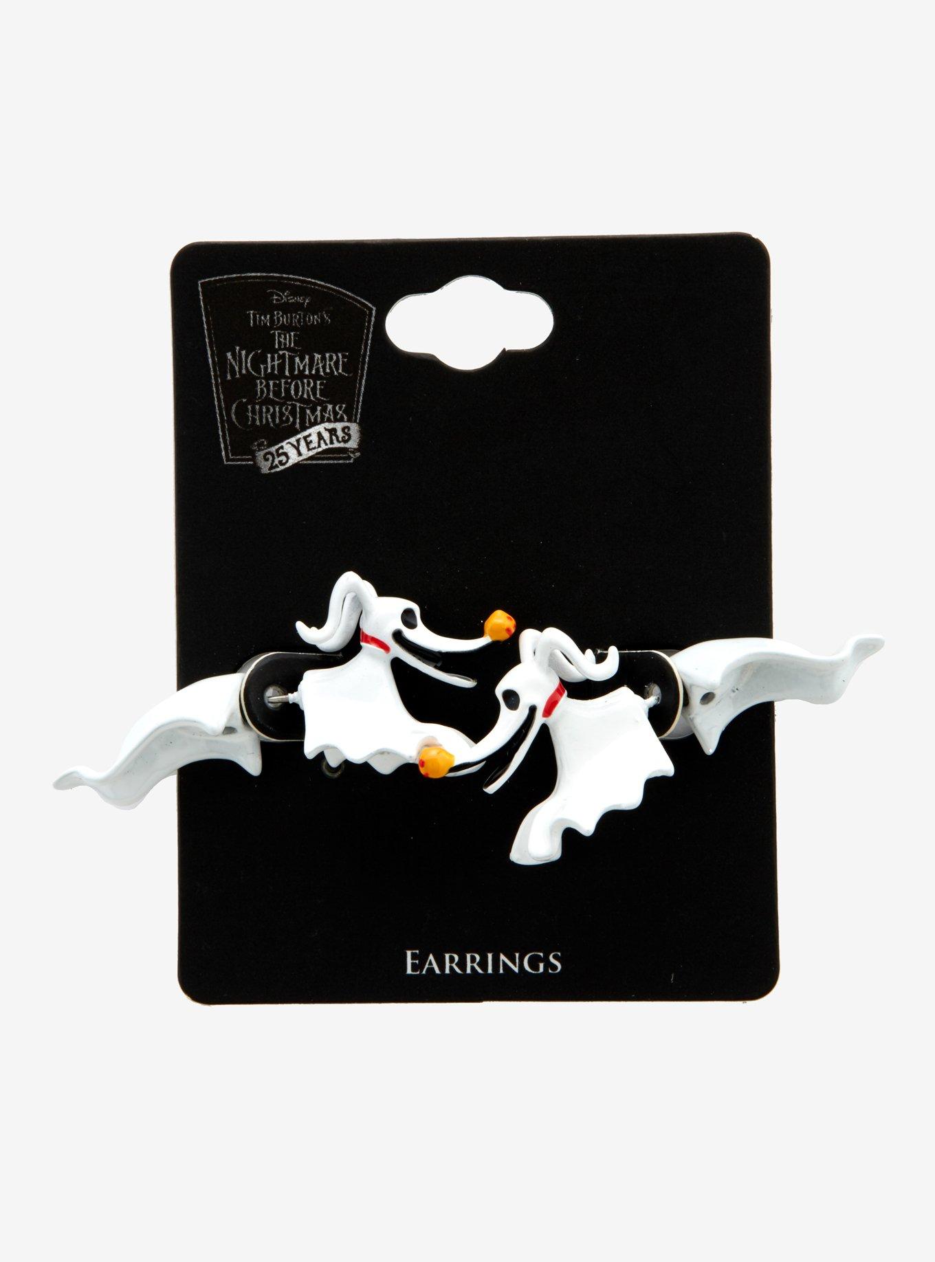 The Nightmare Before Christmas Zero Faux Tunnel Earrings, , alternate