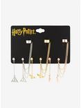 Harry Potter Symbols Dangle Cuff Earring Set, , alternate