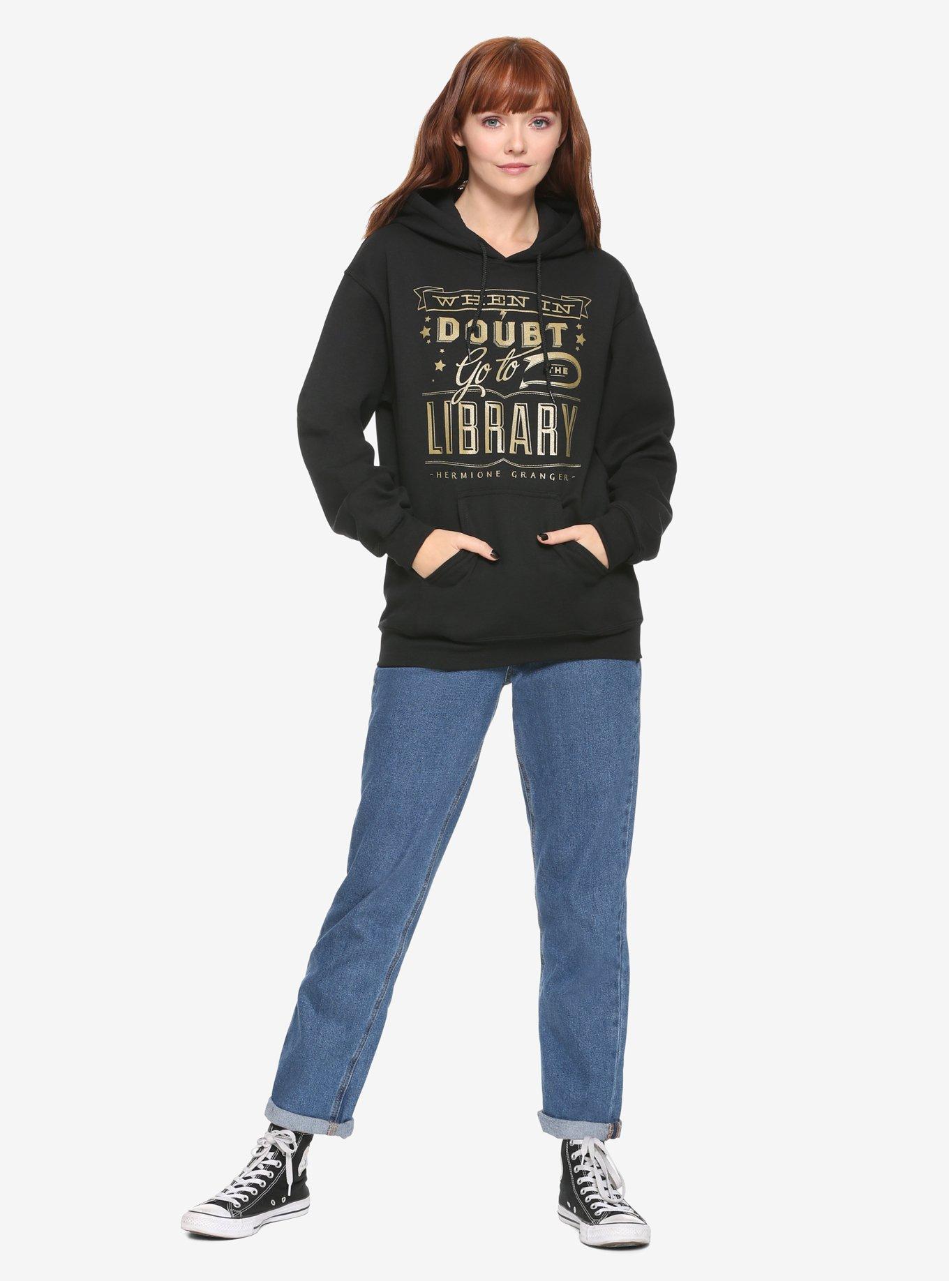 Harry Potter Library Girls Hoodie, , alternate