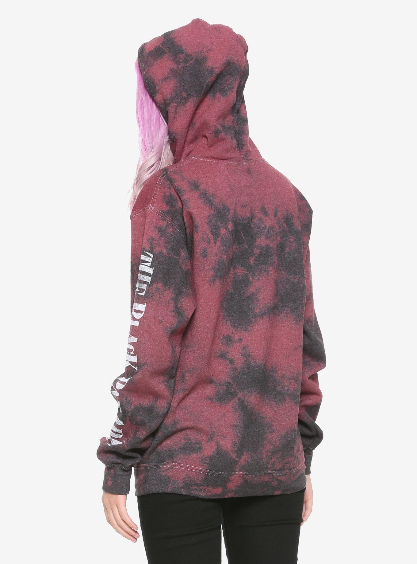 My Chemical Romance The Black Parade Tie-Dye Girls Hoodie, RED, alternate