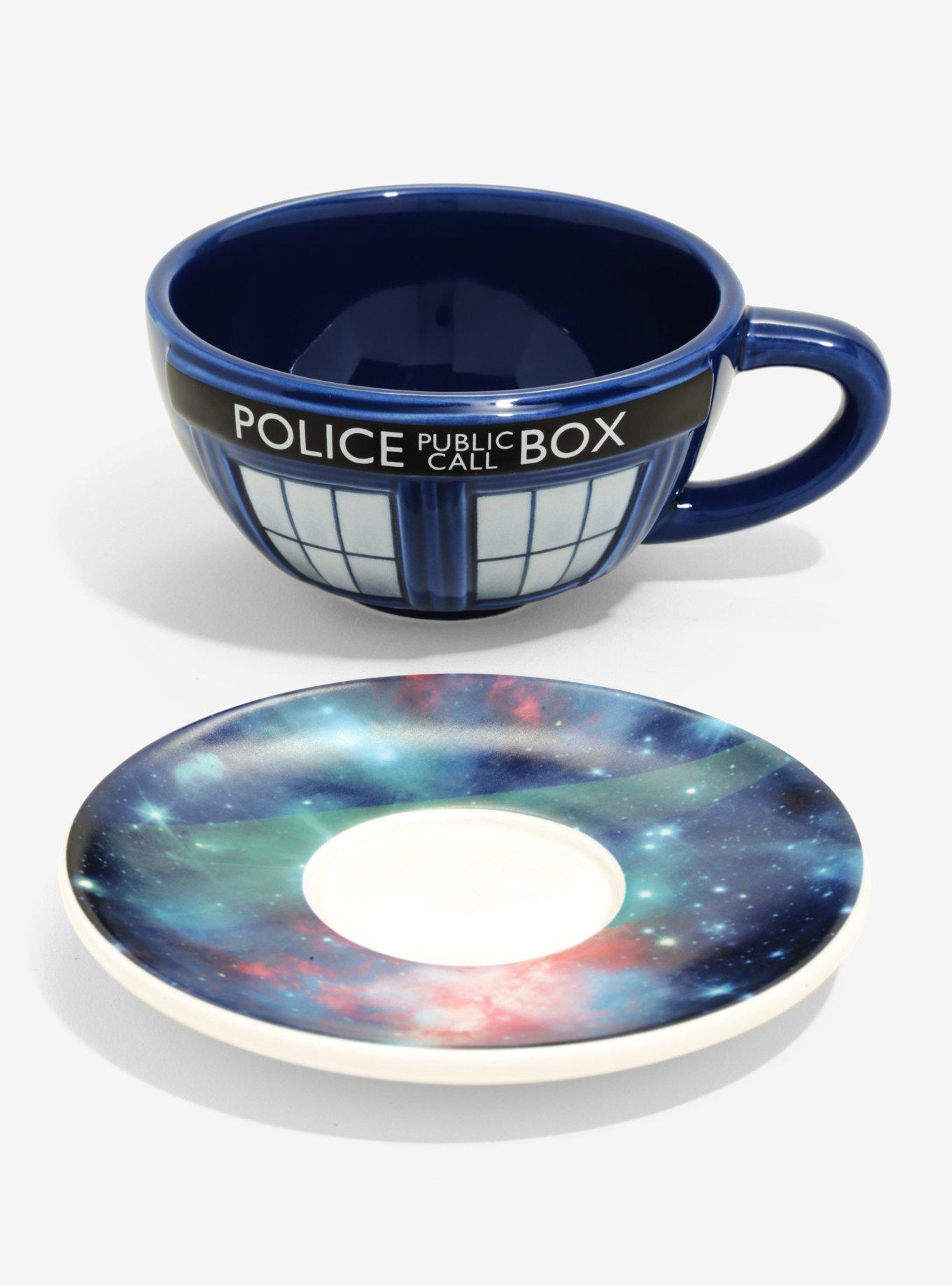 Doctor Who TARDIS In Space Cup & Saucer Set, , alternate