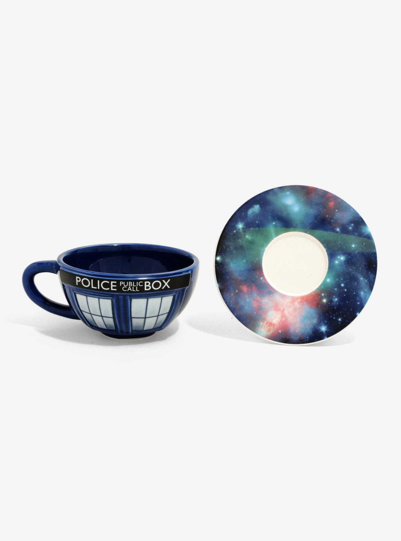 Doctor Who TARDIS In Space Cup & Saucer Set, , alternate