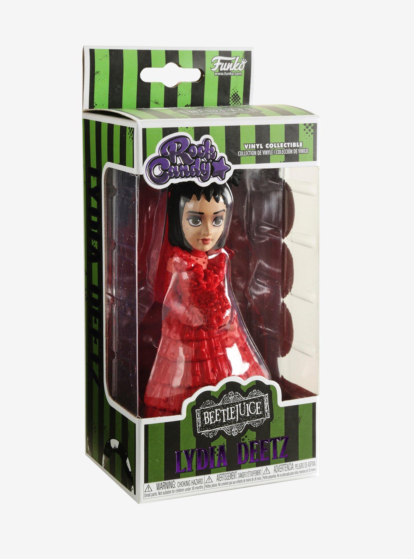 Funko Rock Candy Beetlejuice Lydia Deetz Wedding Dress Vinyl Figure, , alternate