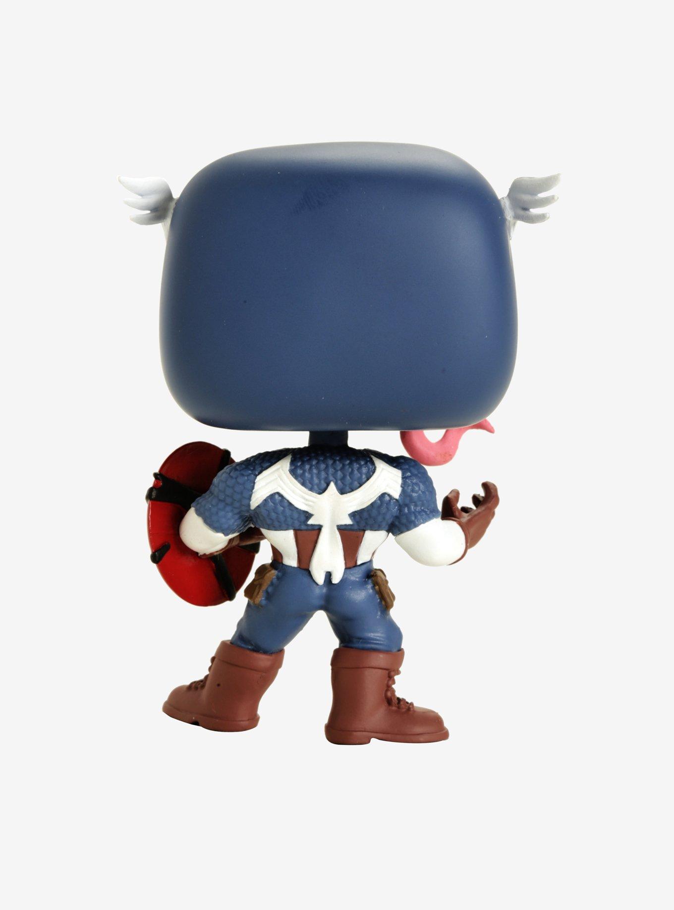 Funko Marvel Venom Pop! Venomized Captain America Bobble-Head, , alternate