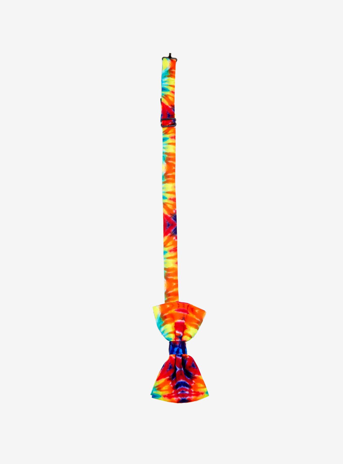 Rainbow Tie Dye Bow Tie, , alternate