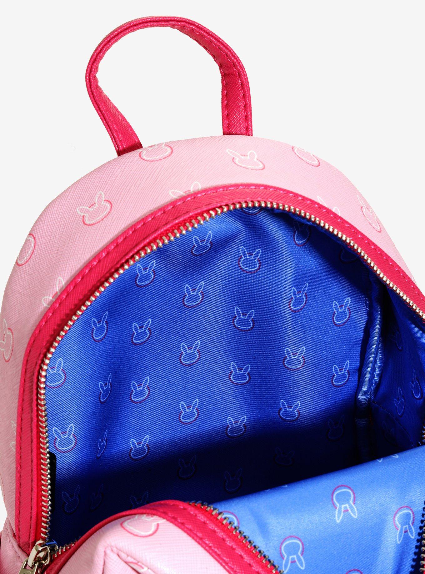 Loungefly Overwatch D.Va DVA Mini Backpack Blue White Bag Cosplay Bunny