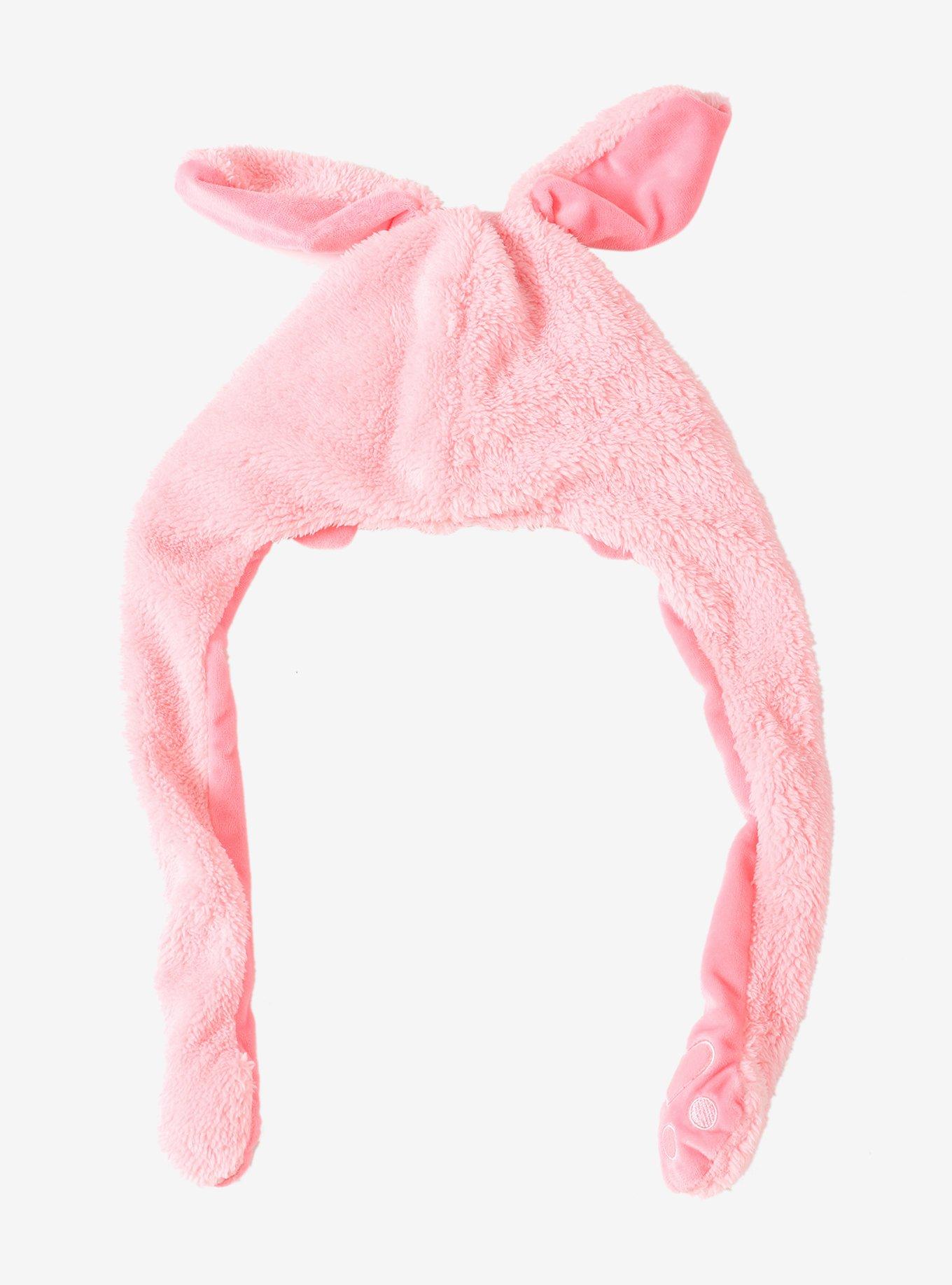 Smoko Pink Bunny Animated Hat, , alternate
