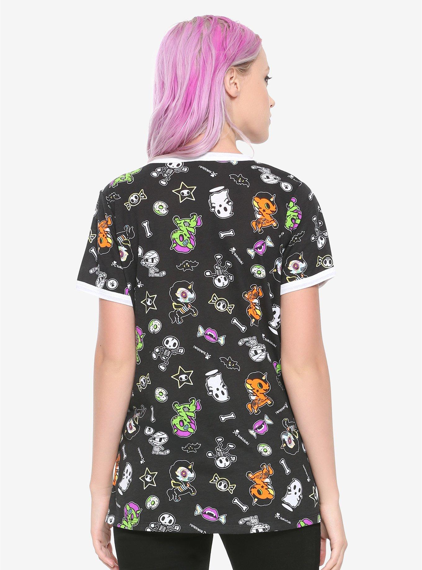 Tokidoki Halloween Girls Ringer T-Shirt, , alternate