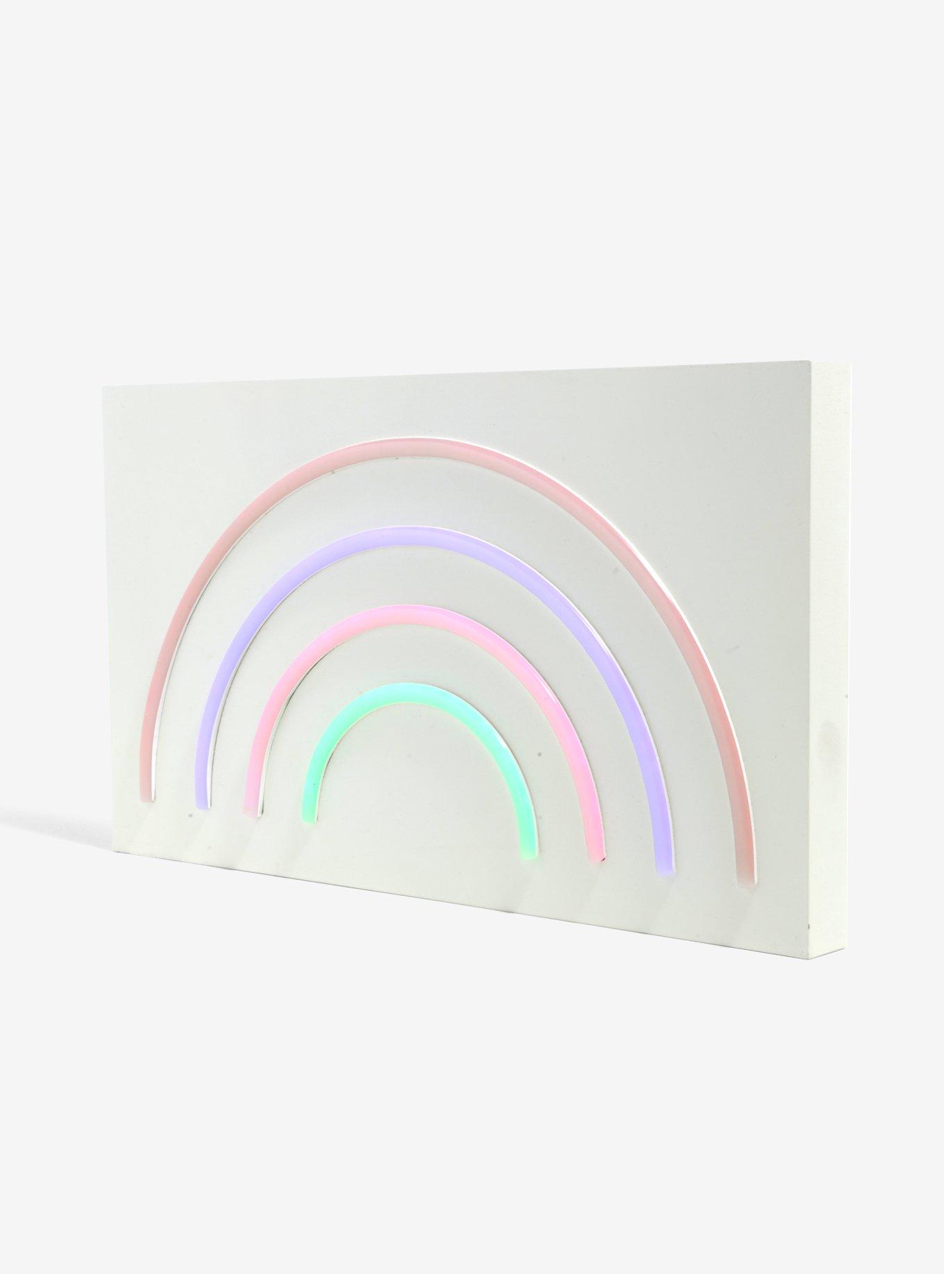 Neon Rainbow Plaque Lamp, , alternate